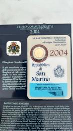 San Marino 2 euro 2004 - Bartolomeo Borghesi, 2 euro, Setje, San Marino, Ophalen of Verzenden