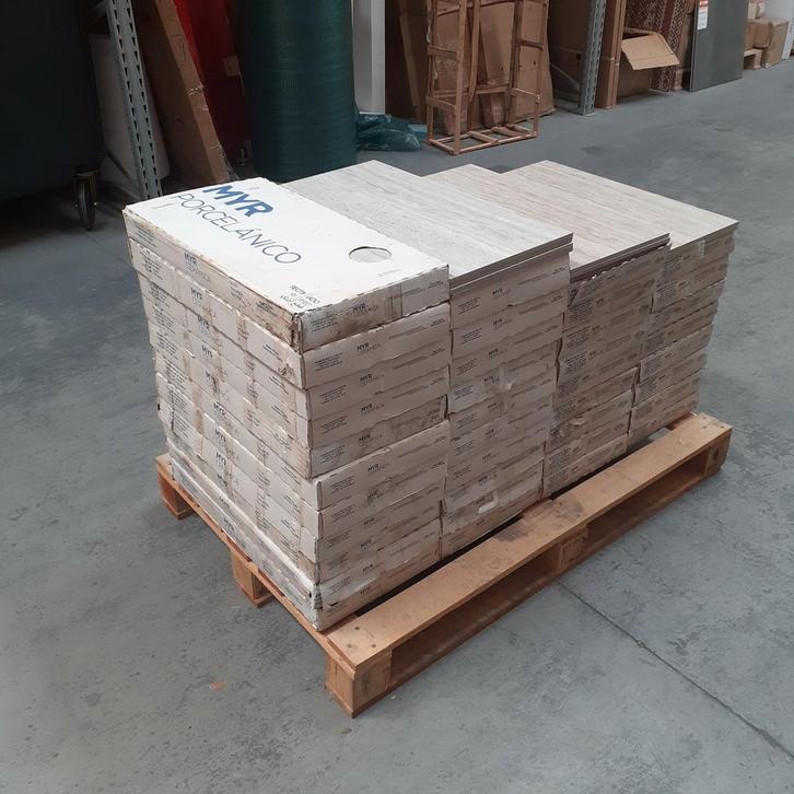 Restpartij tegels, OP=OP, 29,5 x 59,5 cm, Grijs, 22m2, Nr89, Huis en Inrichting, Woonaccessoires | Overige, Nieuw, Ophalen of Verzenden