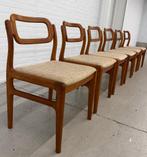6 stoelen Johannes Andersen voor Uldum Møbelfabrik, Verzenden, Hout