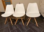 3 kuipstoelen, Enlèvement, Utilisé, Blanc, Trois