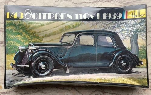 Heller Ciroen 11 CV 1939 1:43 Nieuw Geseald !, Hobby en Vrije tijd, Modelbouw | Auto's en Voertuigen, Nieuw, Auto, 1:32 tot 1:50
