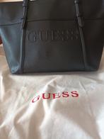 Nieuwe  lederen handtas (2 x gebruikt) " GUESS", Ophalen of Verzenden, Zo goed als nieuw, Zwart, Guess