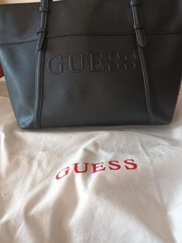 Nieuwe  lederen handtas (2 x gebruikt) " GUESS"  beschikbaar voor biedingen