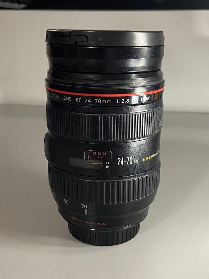 canon lens 24 70, Audio, Tv en Foto, Foto | Lenzen en Objectieven, Zo goed als nieuw, Ophalen of Verzenden