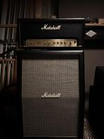 Marshall origin 20 head plus 2x12 cab met bescherm covers,, Musique & Instruments, Enlèvement, Comme neuf