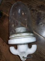 oude grote porseleinen stallamp, begin 1900, Enlèvement ou Envoi