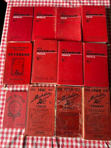 Vintage Michelin boeken. beschikbaar voor biedingen