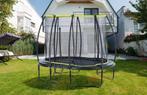 Trampoline - ovaal - inclusief veiligheidsnet, Ophalen, Zo goed als nieuw