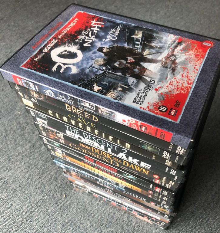 20 horrorfilms, Cd's en Dvd's, Dvd's | Horror, Gebruikt, Ophalen