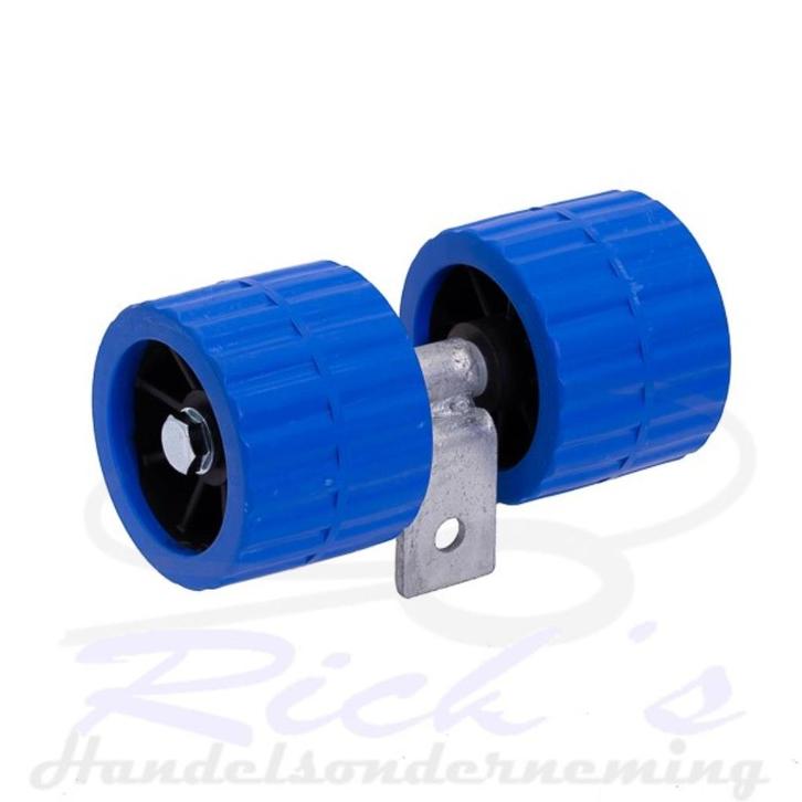 Bootrol 2 kunststof rollen 75x100 mm op kantelblokje, Watersport en Boten, Accessoires en Onderhoud, Nieuw, Ophalen of Verzenden