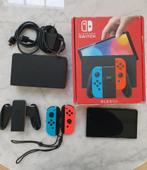 A Vendre SWITCH OLED plus JEUX, Switch OLED, Ophalen of Verzenden, Met 3 controllers of meer, Gebruikt