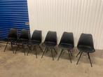 6x stoel ( zwart ), Huis en Inrichting, Stoelen, Ophalen, Zo goed als nieuw, Zwart