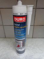 mastic acrylique blanc DURO 310 ml NEUF, Bricolage & Construction, Enlèvement ou Envoi, Neuf, Pierre, Autres types
