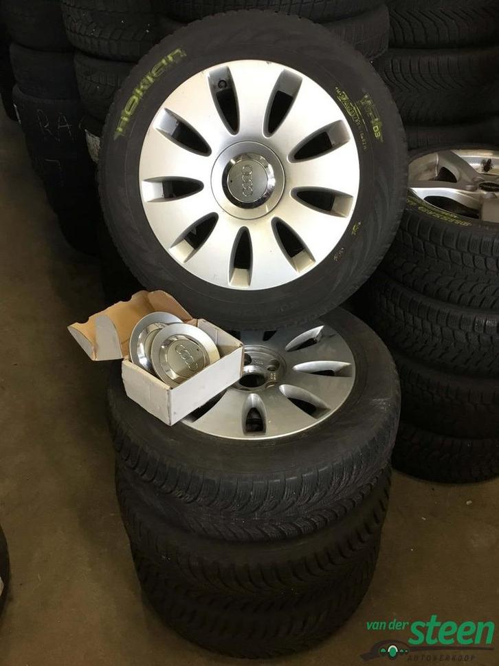 205-60-16 92H Audi A6 Winterset Vredestein Snowtrac 5 Nokian, Auto-onderdelen, Banden en Velgen, Banden en Velgen, Winterbanden