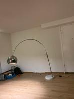 Design Salon staan lamp zilver., Ophalen, Gebruikt