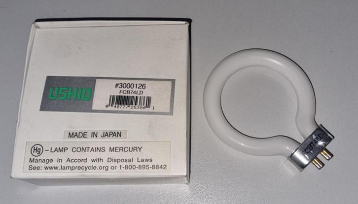 Microscoop lamp Ushio FCB74LD, Audio, Tv en Foto, Optische apparatuur | Microscopen, Nieuw, Onderdelen of Accessoires, Ophalen