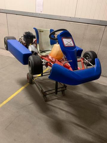 Kart 100 cc 2t luchtgekoeld, Sport en Fitness, Karting, Ophalen, Gebruikt, Kart