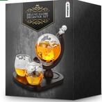 Globe whisky decanter deluxe / Luxe Whiskey karaf, Nieuw, Ophalen