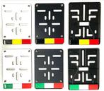 Support-plaque immatriculation 12x10 cm drapeau, Vélos & Vélomoteurs, Enlèvement ou Envoi