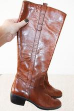 Mooie Gevoerde Leren Freeflex Laarzen -s13 (Maat 38) € 50,-, Kleding | Dames, Schoenen, Hoge laarzen, Bruin, Verzenden, Zo goed als nieuw
