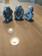 Beeltjes horen zien en zwijgen., Huis en Inrichting, Woonaccessoires | Boeddhabeelden, Ophalen