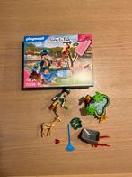 Playmobil 70295 zoo met antilope en ara aan een vijvertje, Ophalen of Verzenden, Gebruikt, Complete set