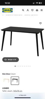 Ikea tafel Lisabo, Huis en Inrichting, Tafels | Eettafels, Ophalen, Gebruikt, 100 tot 150 cm, 50 tot 100 cm