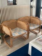 Set van 2 Rotan Cube Chairs, Ophalen of Verzenden