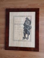 Kader diploma WO I, Verzamelen, Militaria | Algemeen, Ophalen of Verzenden, Overige soorten, Overige typen