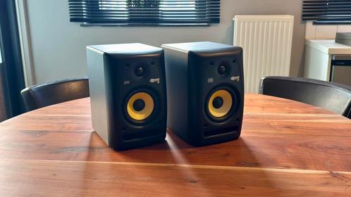 KRK Rokit RP5G2's incl. toebehoren, Audio, Tv en Foto, Luidsprekerboxen, Zo goed als nieuw, Front, Rear of Stereo speakers, 60 tot 120 watt
