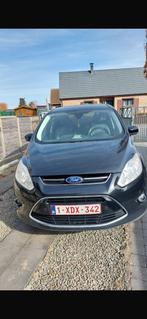 Ford Grand C-max automaat! 200k km, Auto's, Ford, Euro 5, Monovolume, Zwart, 4 cilinders