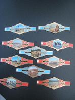 Retro sigarenbandjes Belgische kust x 10, Verzenden, Zo goed als nieuw, Sigarenbandjes