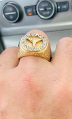 585/14 karaat gouden ring, 20 gram Mercedes, Handtassen en Accessoires, Ringen, Goud, Goud, Zo goed als nieuw