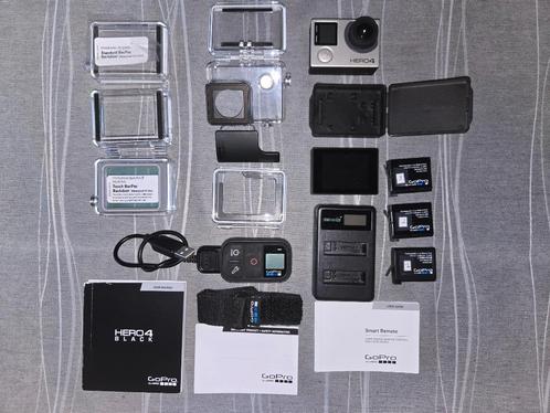 GoPro Hero 4 Silver + accessoires, Audio, Tv en Foto, Actiecamera's, Zo goed als nieuw, GoPro, Ophalen