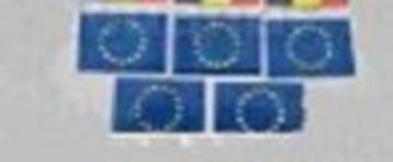 Nieuwe Europese stickers - 8 x 4,5 cm   beschikbaar voor biedingen