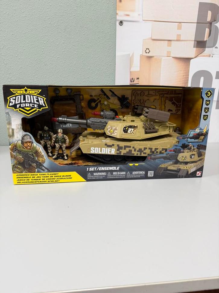 Ensemble jouets Soldier Force Armored Siege char et soldat, Enfants & Bébés, Jouets | Figurines, Neuf, Enlèvement ou Envoi