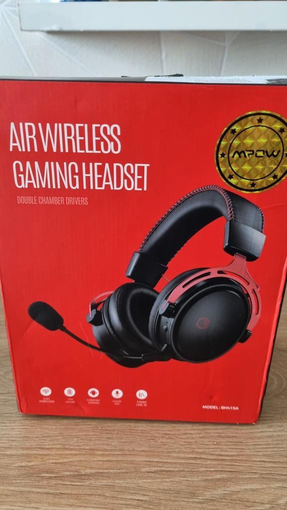Casque Gaming Sans Fil 2.4G - Son Immersif et Confort, Computers en Software, Headsets, Zo goed als nieuw, Over-ear, Draadloos