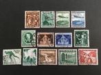 Serie postzegels Duitse rijk uitgave 1936, Ophalen of Verzenden, Duitse Keizerrijk, Gestempeld