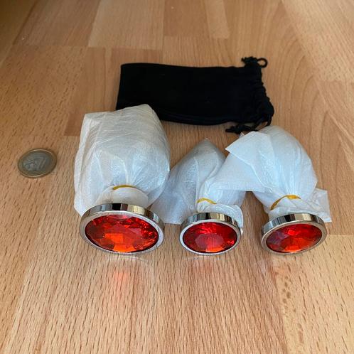 Lot de 3 Plug, Handtassen en Accessoires, Piercings, Nieuw, Overige typen, Staal, Verzenden