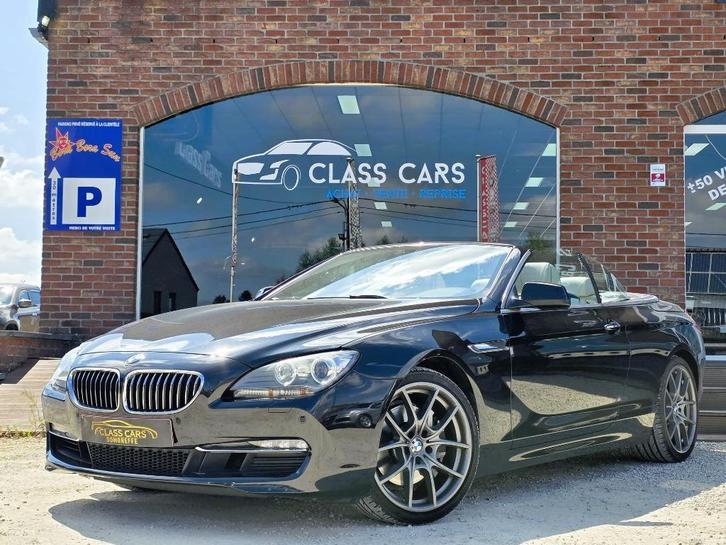 BMW 640 i Cabriolet PACK SPORT AUTO NAVI BI-XENON NOTEBOOK, Auto's, BMW, Bedrijf, 6 Reeks, Bluetooth, Elektrische stoelverstelling
