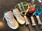 Oude padel schoenen + rackets, Sport en Fitness, Padel, Ophalen of Verzenden, Zo goed als nieuw