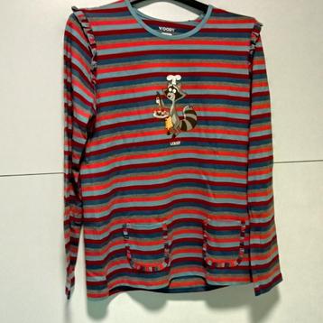 Pyjama's WOODY - NIEUW - Rood-Blauw-Groen-Grijs gestreept beschikbaar voor biedingen