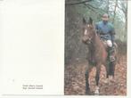 Pierre KUNNEN Kinrooi 1921 Leuven 2000 Met paard, Envoi, Image pieuse