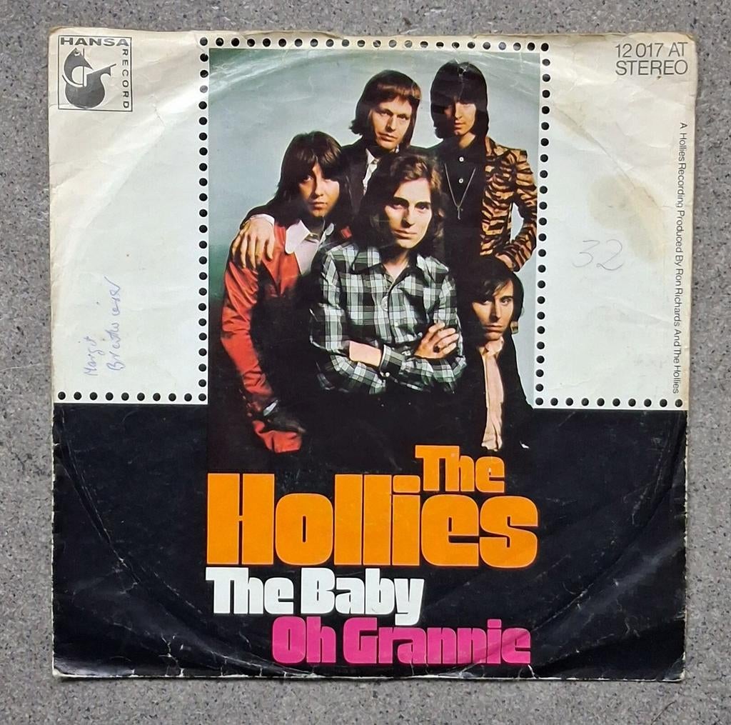 The Hollies: The Baby / Oh Grannie (7"), Cd's en Dvd's, Vinyl Singles, Ophalen of Verzenden