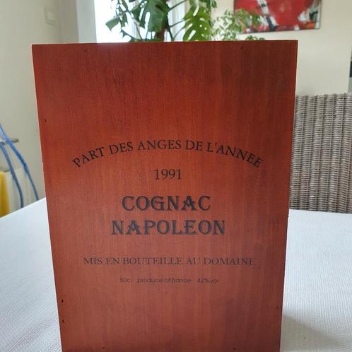 Cognac Napoleon Part des Anges de l´année 1991, Verzamelen, Wijnen, Nieuw, Overige typen, Frankrijk, Vol, Ophalen of Verzenden