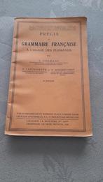 Oud Schoolboek  Grammaire Française - 1934., Enlèvement ou Envoi, Français
