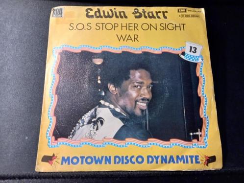 Edwin Starr – S.O.S. Stop Her On Sight "'7 Popcorn ", Cd's en Dvd's, Vinyl Singles, Zo goed als nieuw, Single, R&B en Soul, 7 inch