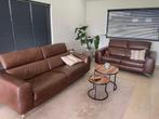lederen zetel natuzzi, Huis en Inrichting, Zetels | Zetels, Gebruikt, 100 tot 125 cm, Leer, Rechte bank