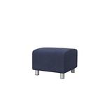 Ikea KLIPPAN. 2. OVERTREKKEN POUF VOETENBANK, Ophalen of Verzenden, Zo goed als nieuw, Stof
