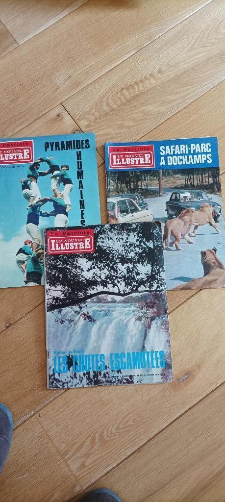 Le Patriote - Le nouvel illustré - 3 revues  de 1974, Livres, Journaux & Revues, Utilisé, Autres types, Enlèvement ou Envoi